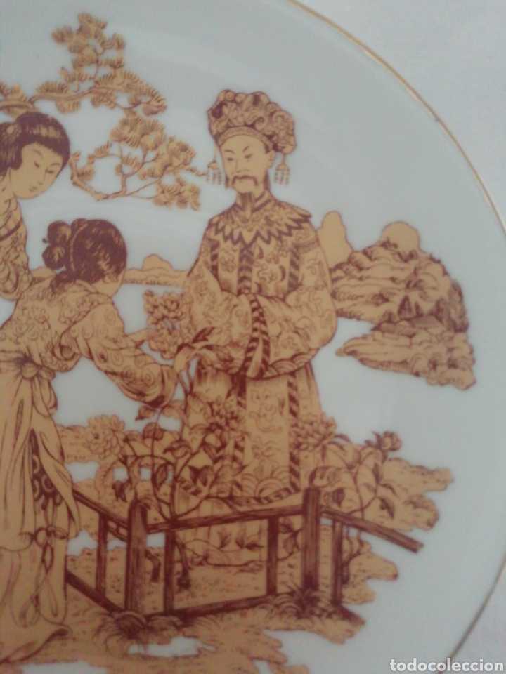Antig&uuml;edades: Plato de porcelana - Foto 4