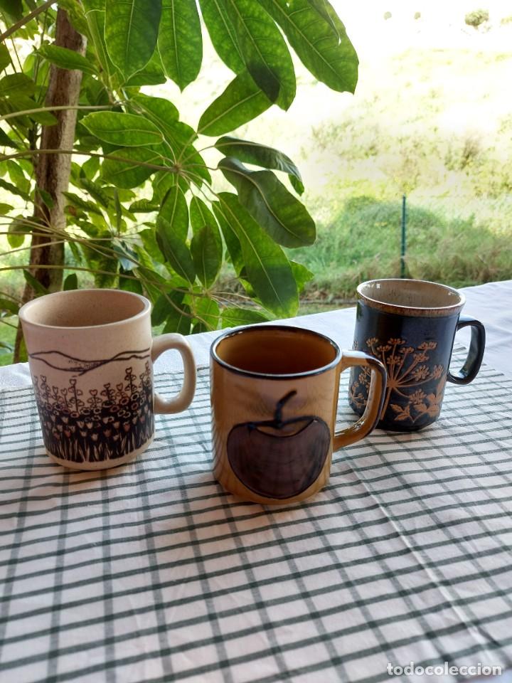 Antiguidades: LOTE DE 3 TAZAS