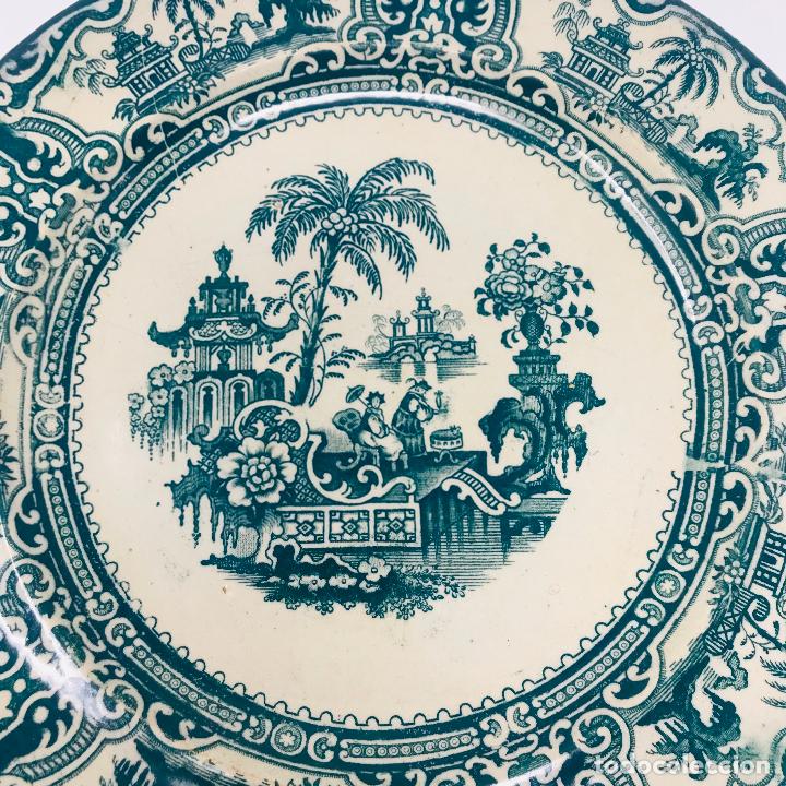 Antig&uuml;edades: PLATO CER&Aacute;MICA FINALES SXIX - Foto 4