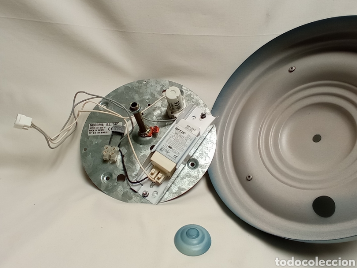 Antig&uuml;edades: L&aacute;mpara de techo de flexo redondo - Foto 4