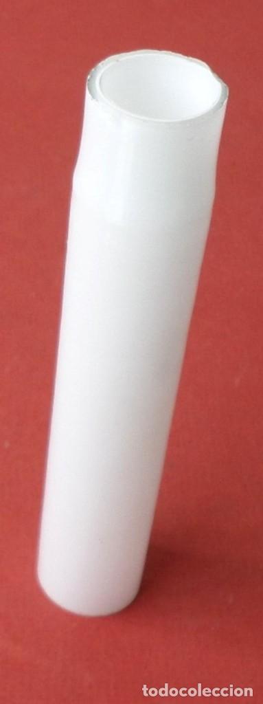 Antig&uuml;edades: vela de l&aacute;mpara de opalina - Solo funda sin casquillo - Foto 3