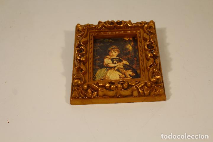 Antig&uuml;edades: cuadro peque&ntilde;o lamina - Foto 3