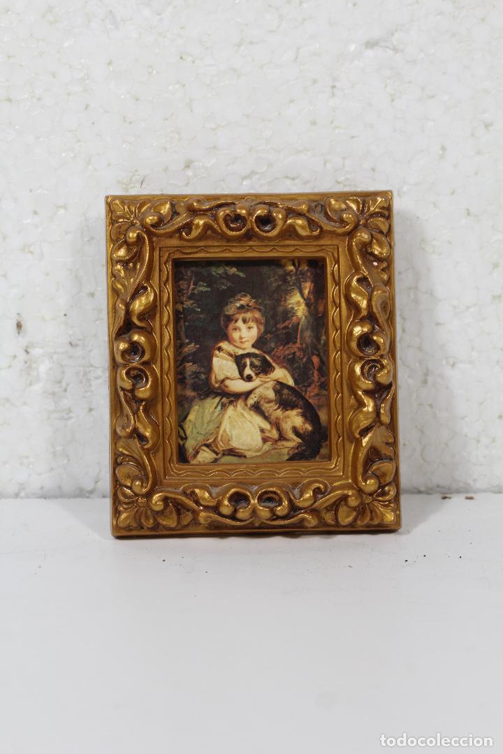 Antig&uuml;edades: cuadro peque&ntilde;o lamina - Foto 1
