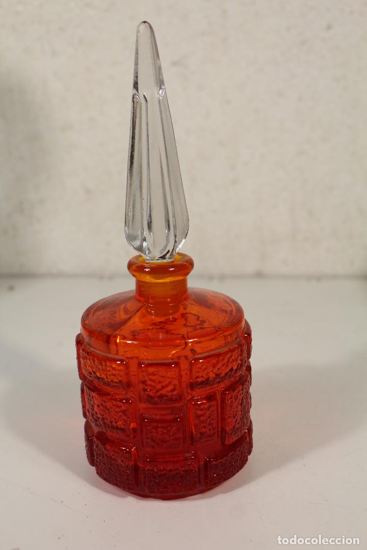 Antig&uuml;edades: perfumero de cristal rojo - Foto 3