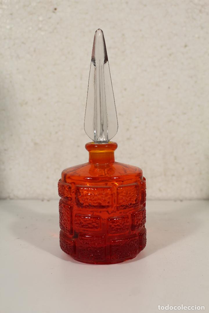 Antig&uuml;edades: perfumero de cristal rojo - Foto 1
