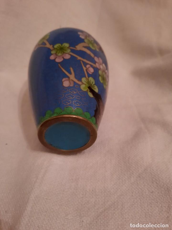 Antig&uuml;edades: Precioso jarron cloisonne - Foto 2