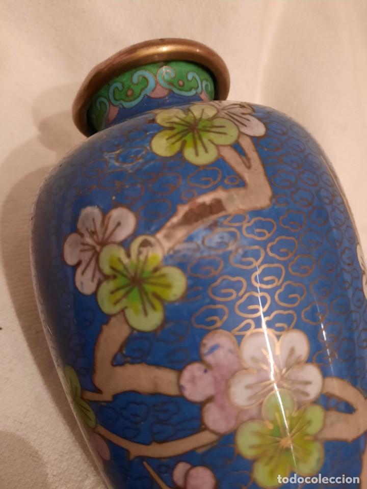 Antig&uuml;edades: Precioso jarron cloisonne - Foto 3