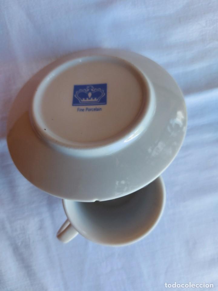 Antig&uuml;edades: LOTE DE TAZA CON PLATO - Foto 3