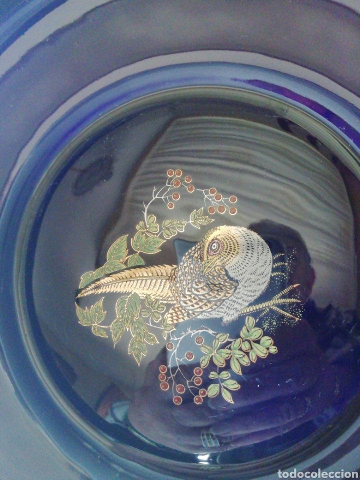 Antig&uuml;edades: Cuencos porcelana cobalto y oro - Foto 3