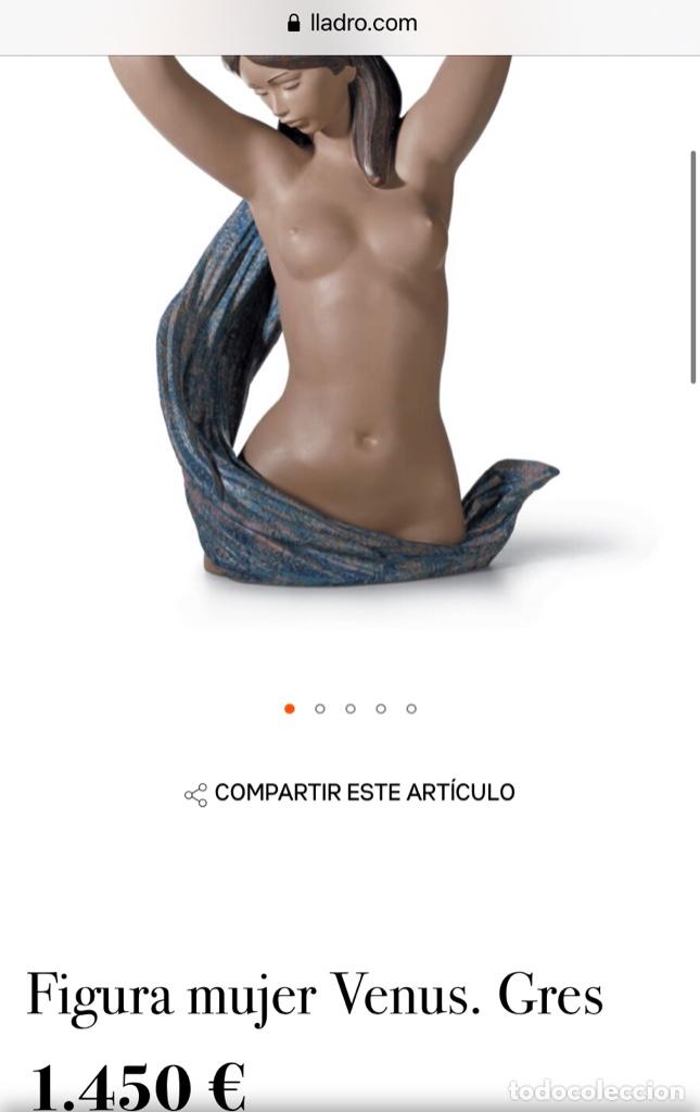 Antig&uuml;edades: Figura lladro &rdquo;mujer venus&rdquo; gres - Foto 6