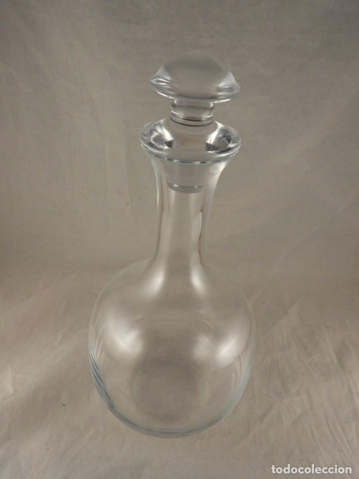 Antig&uuml;edades: BOTELLA DE CRISTAL CON FORMAS LISAS - Foto 4