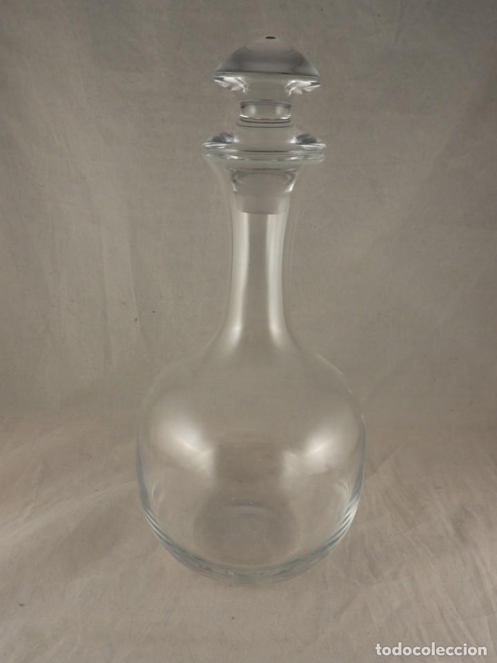 Antig&uuml;edades: BOTELLA DE CRISTAL CON FORMAS LISAS - Foto 5