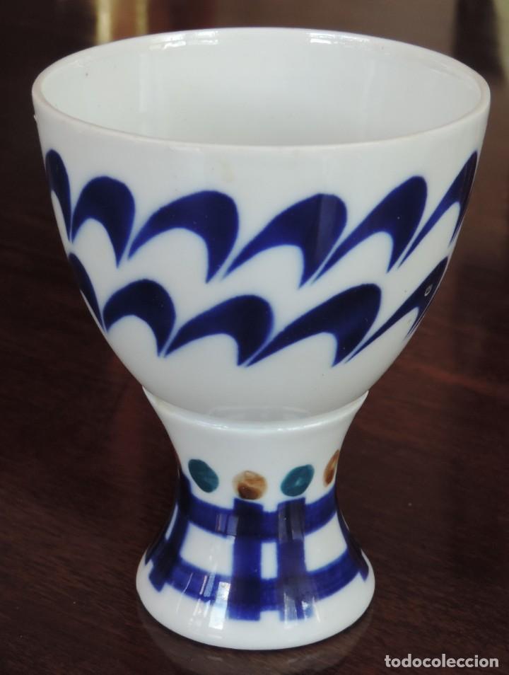 Antigüedades: Copa caliz de principio de siglo xx, sargadelos, mide 13 cms. aprox. - Foto 2 - 246817935