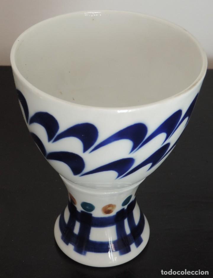 Antigüedades: Copa caliz de principio de siglo xx, sargadelos, mide 13 cms. aprox. - Foto 6 - 246817935