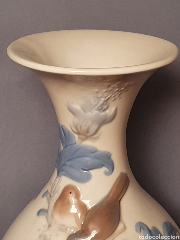 Antig&uuml;edades: LLADRO - Florero Gorriones - Foto 3