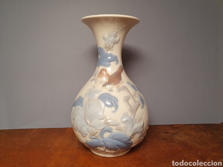 Antig&uuml;edades: LLADRO - Florero Gorriones - Foto 1