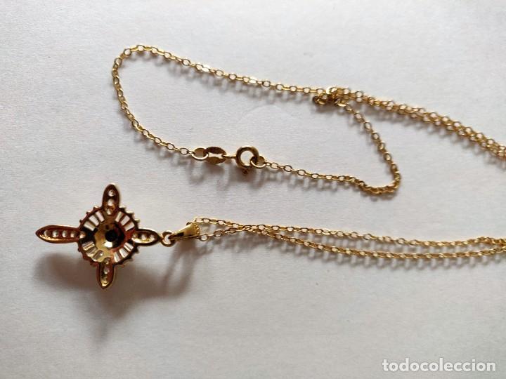 Antig&uuml;edades: Colgante Plata chapada en Oro - Foto 8