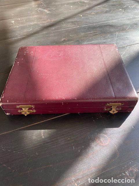 Antig&uuml;edades: CAJA DE CUCHILLOS PLATA INGLESA - Foto 6