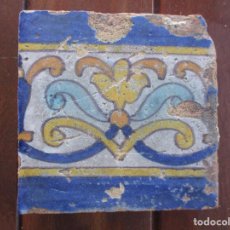 Antigüedades: AZULEJO PINTADO SIGLO XVII. Lote 247126465