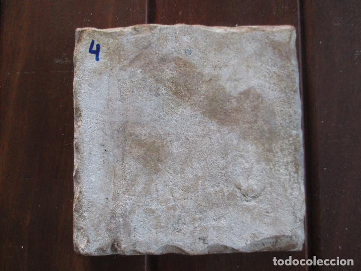 Antig&uuml;edades: Azulejo pintado siglo XVII - Foto 2
