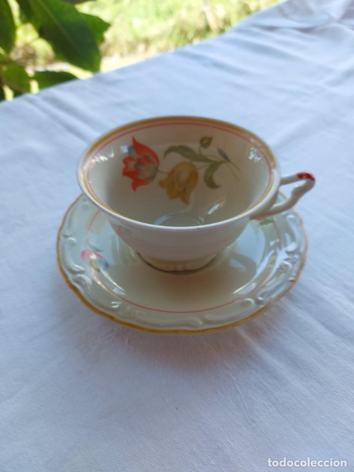Antig&uuml;edades: TAZA ANTIGUA CON PLATILLO - Foto 1