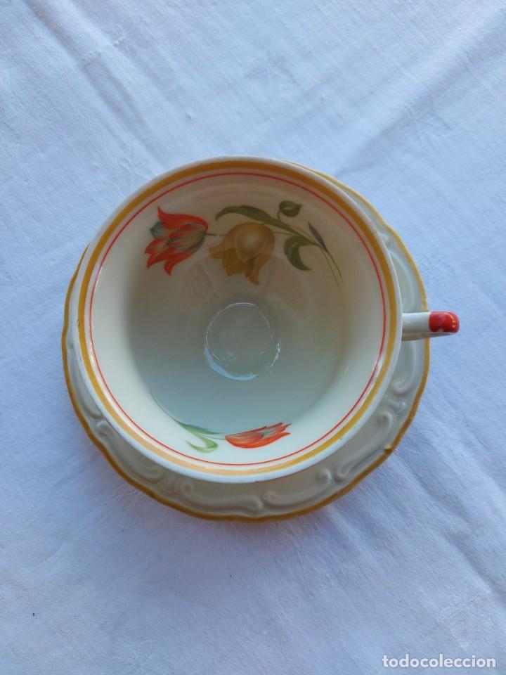 Antig&uuml;edades: TAZA ANTIGUA CON PLATILLO - Foto 2