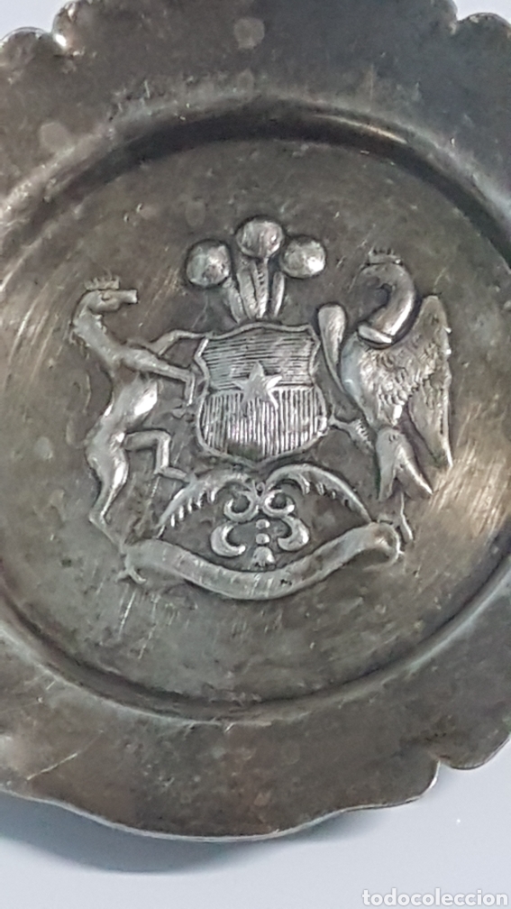 Antig&uuml;edades: PLATITO PLATA DE LEY CHILENO CONTRASTADO - Foto 2