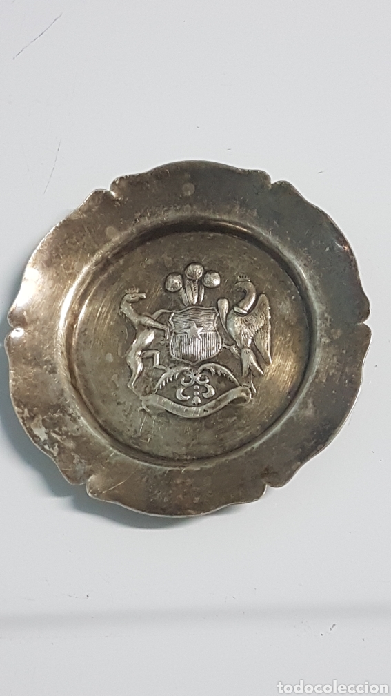 Antig&uuml;edades: PLATITO PLATA DE LEY CHILENO CONTRASTADO - Foto 1