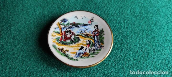 Antig&uuml;edades: PLATITO DE PORCELANA CHINA - Foto 2