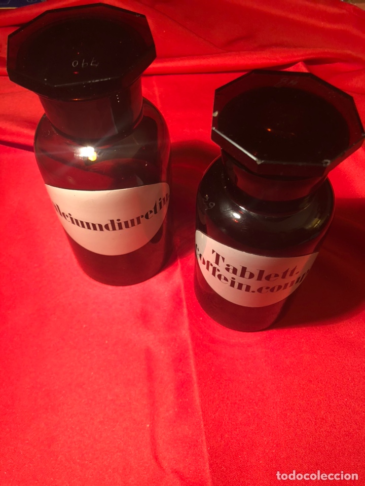 Antiques: Frascos de farmacia antiguos