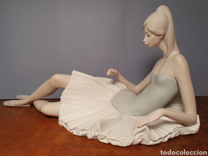 Antig&uuml;edades: Bailarina sentada - LLADRO - Foto 2