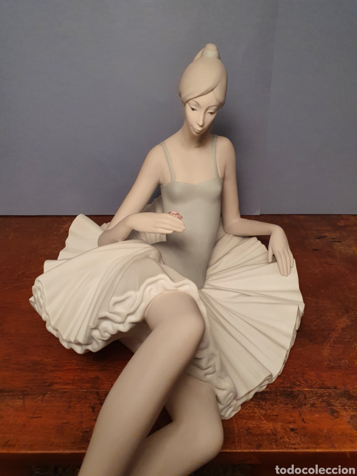 Antig&uuml;edades: Bailarina sentada - LLADRO - Foto 5