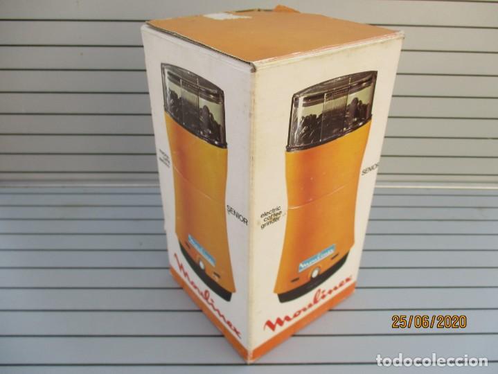 Antig&uuml;edades: Molinillo de caf&eacute; mulinex a&ntilde;os 70 va con caja-Made in spain funciona ok vintage atrezzo