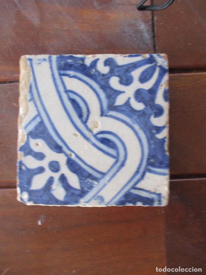 Antig&uuml;edades: Azulejo pintado siglo XVI - Foto 1