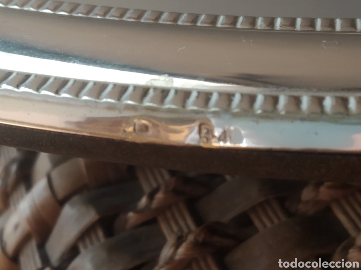 Antig&uuml;edades: Gran marco de plata contrastada con espejo - Foto 5