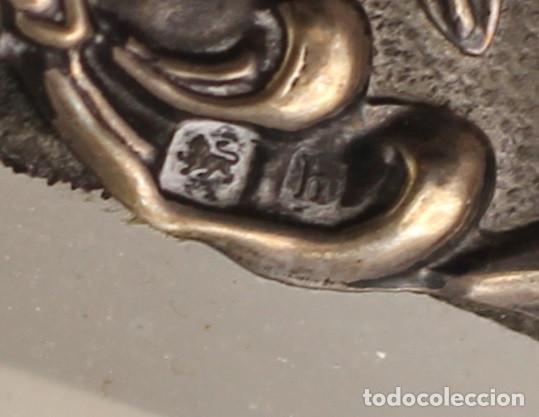 Antig&uuml;edades: espejo antiguo en plata de ley 925 - Foto 20