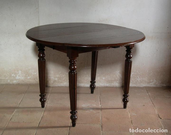 Antig&uuml;edades: MESA EN CAOBA ESTILO LOUIS-PHILIPPE C. 1870 - Foto 2
