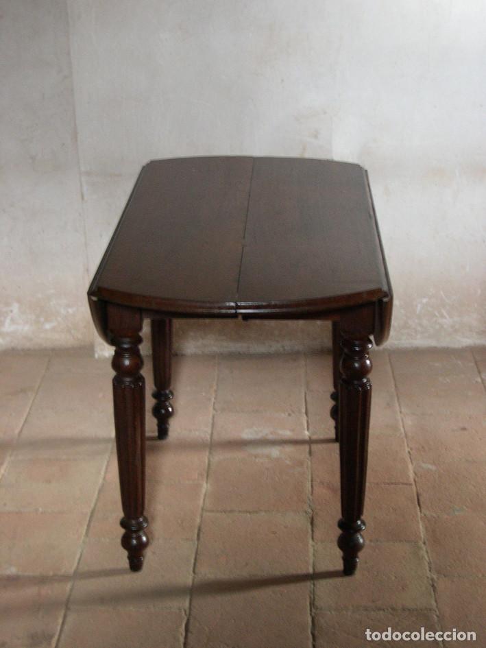 Antig&uuml;edades: MESA EN CAOBA ESTILO LOUIS-PHILIPPE C. 1870 - Foto 3