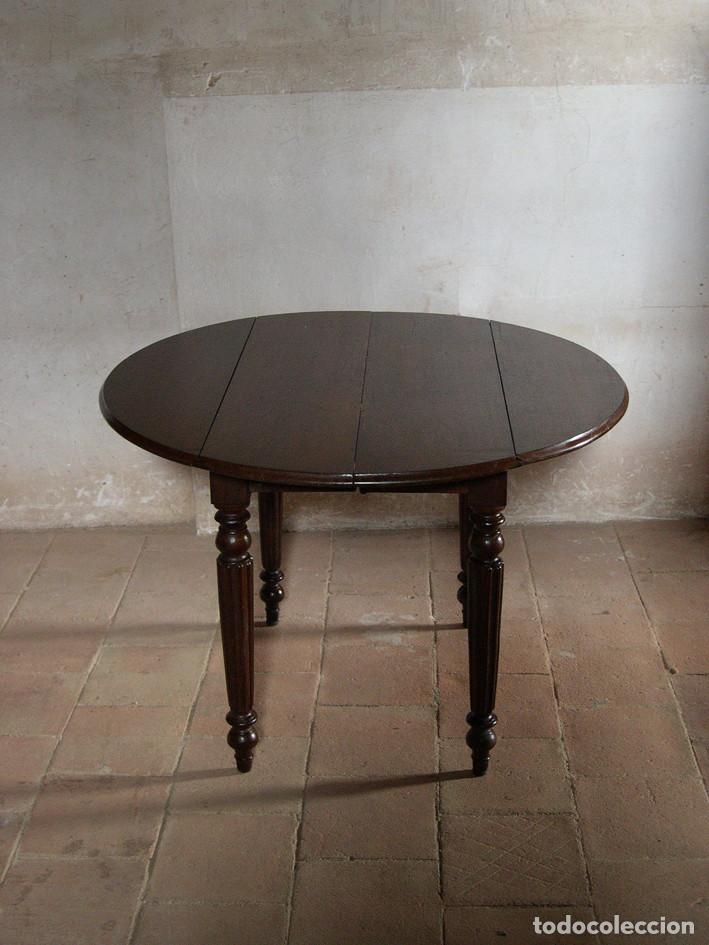 Antig&uuml;edades: MESA EN CAOBA ESTILO LOUIS-PHILIPPE C. 1870 - Foto 4