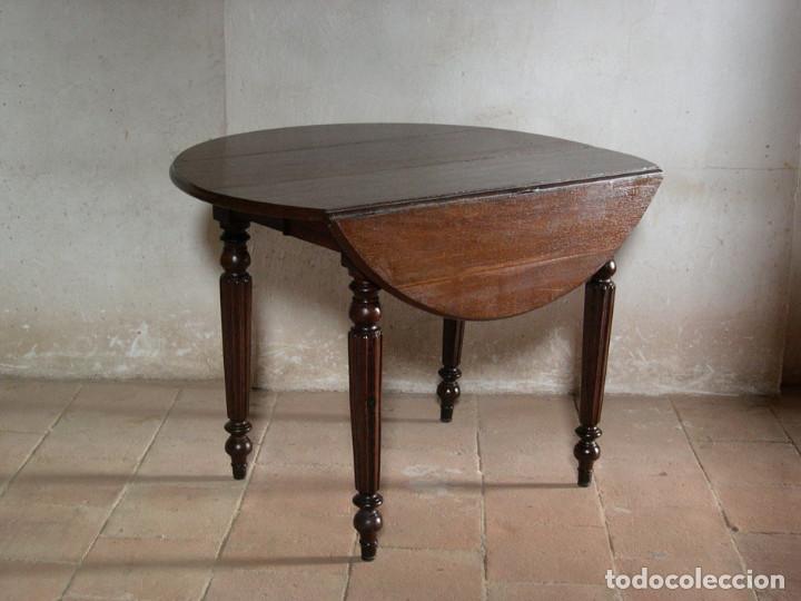Antig&uuml;edades: MESA EN CAOBA ESTILO LOUIS-PHILIPPE C. 1870 - Foto 5