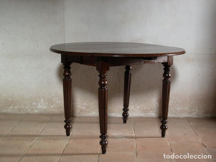 Antig&uuml;edades: MESA EN CAOBA ESTILO LOUIS-PHILIPPE C. 1870 - Foto 6