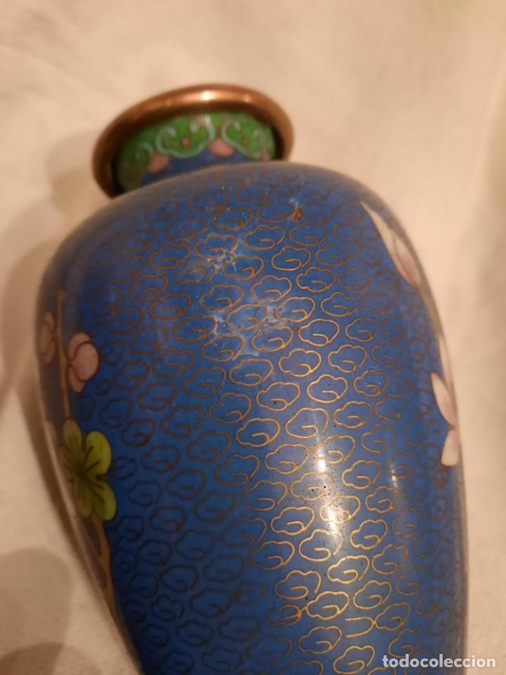 Antig&uuml;edades: Precioso jarron cloisonne - Foto 4