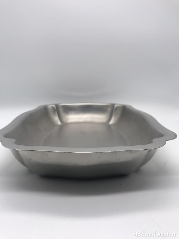 Antig&uuml;edades: BANDEJA DE SERVICIO - ALUMINIO - Foto 2