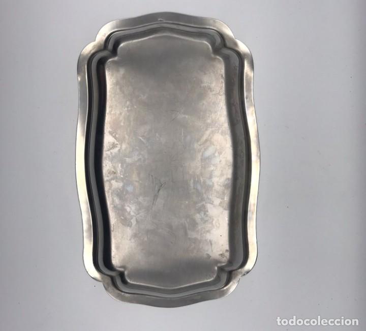 Antig&uuml;edades: BANDEJA DE SERVICIO - ALUMINIO - Foto 3