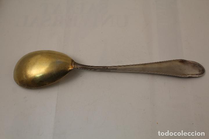 Antig&uuml;edades: cucharon en plata de ley punzonada - Foto 5