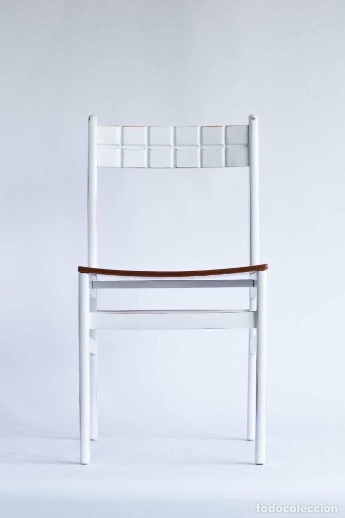 Antig&uuml;edades: SILLA ASIENTO MADERA - Foto 2