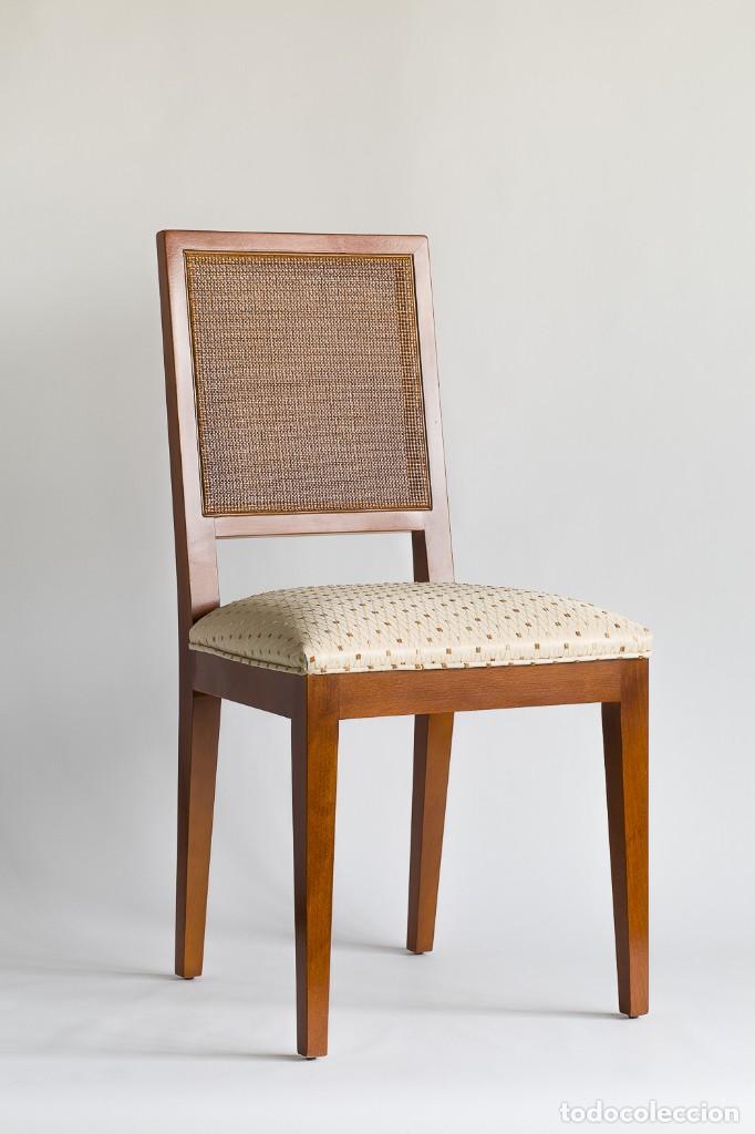Antig&uuml;edades: SILLA RESPALDO REJILLA - Foto 1