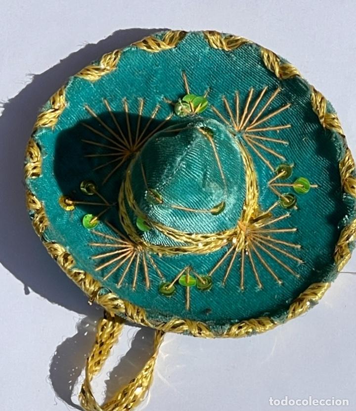 Antig&uuml;edades: SOMBRERO MEXICANO EN MINIATURA - Foto 2