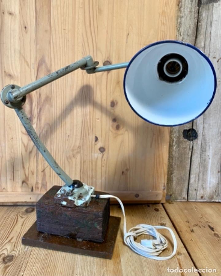 Antig&uuml;edades: Lampara industrial Jielde - Foto 3