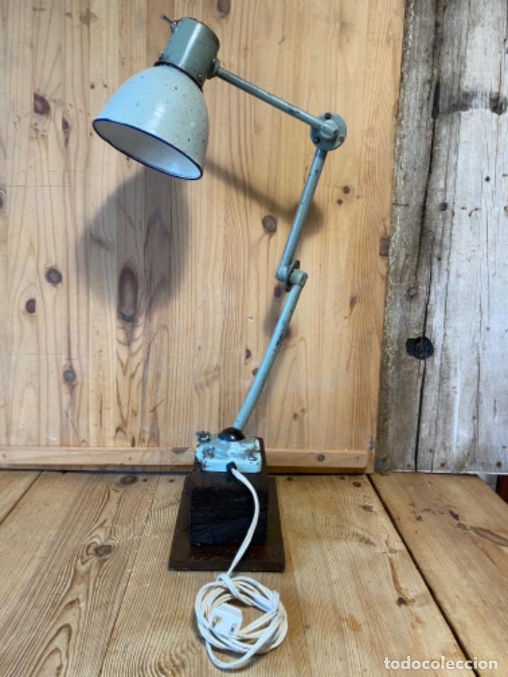 Antig&uuml;edades: Lampara industrial Jielde - Foto 7